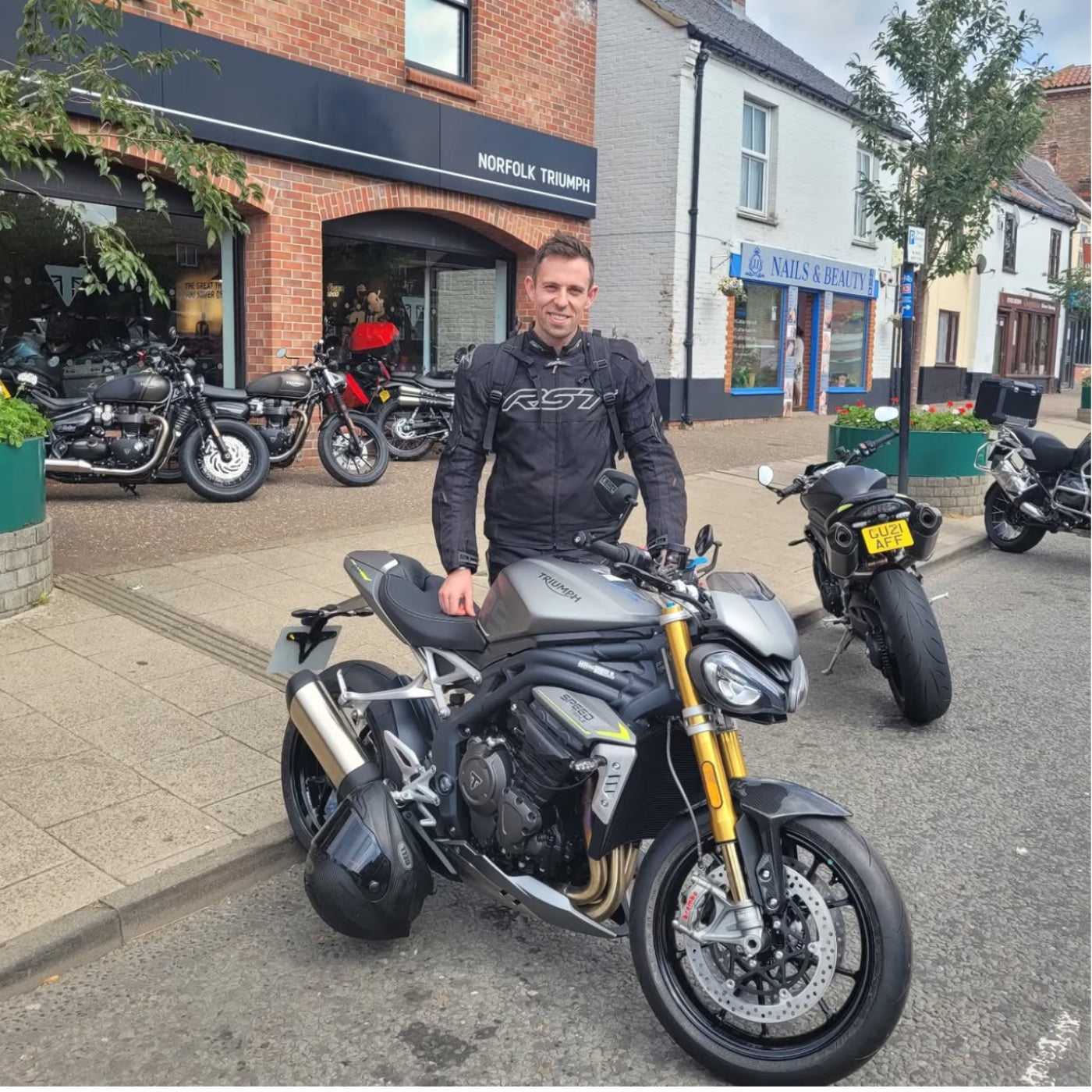 Man with Bike