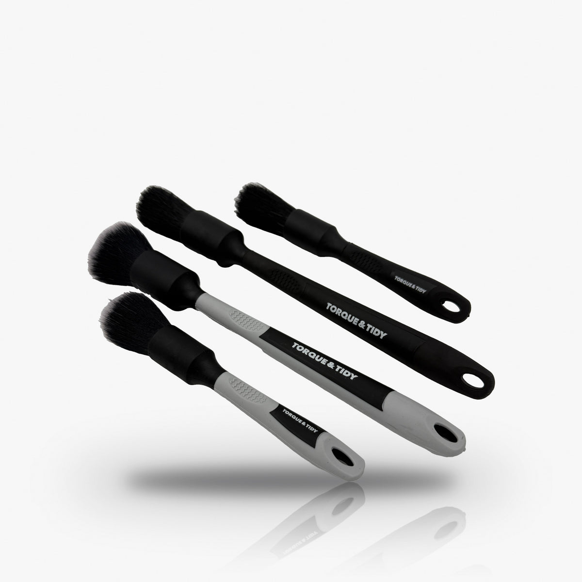 The Detailer Brush Set, soft and stiff detailing brushes