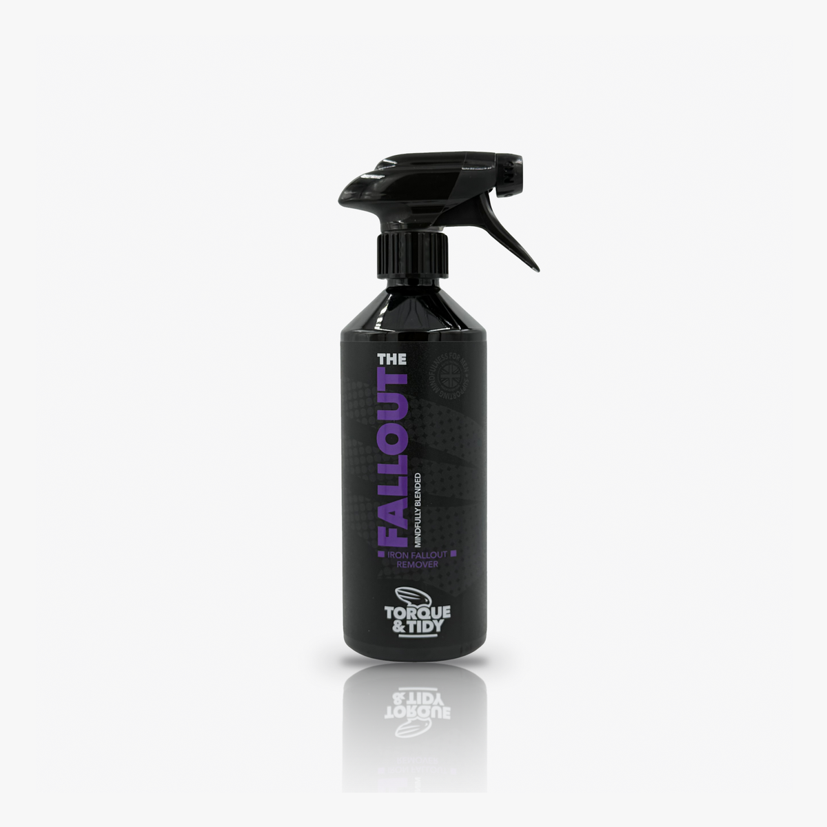 The Fallout iron fallout remover in a trigger spray bottle