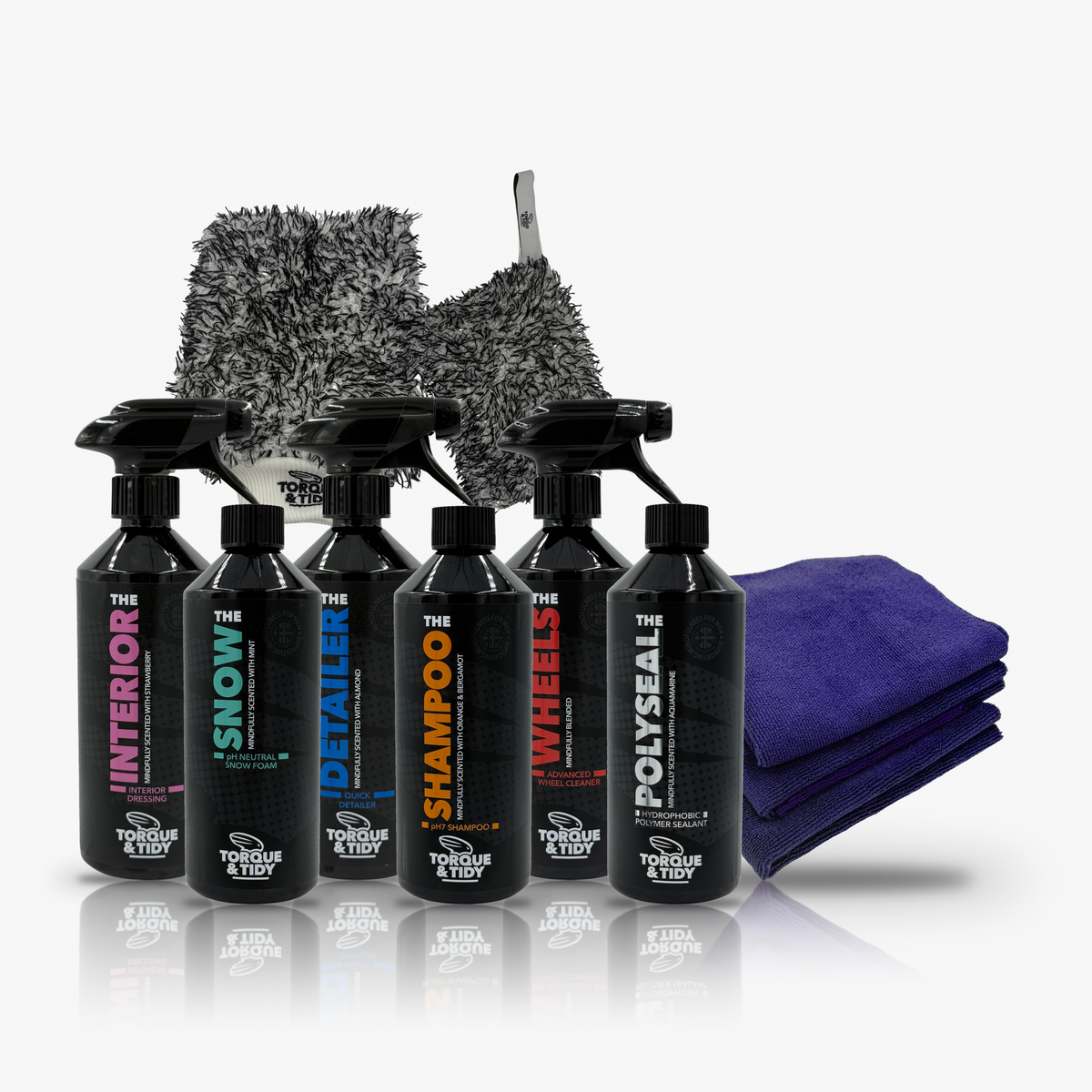 The Weekend Wash Bundle: Torque & Tidy 9-piece car care kit