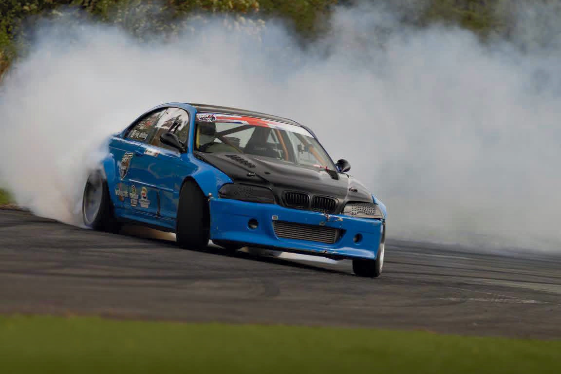 Jack Drake's blue BMW drift car, #339